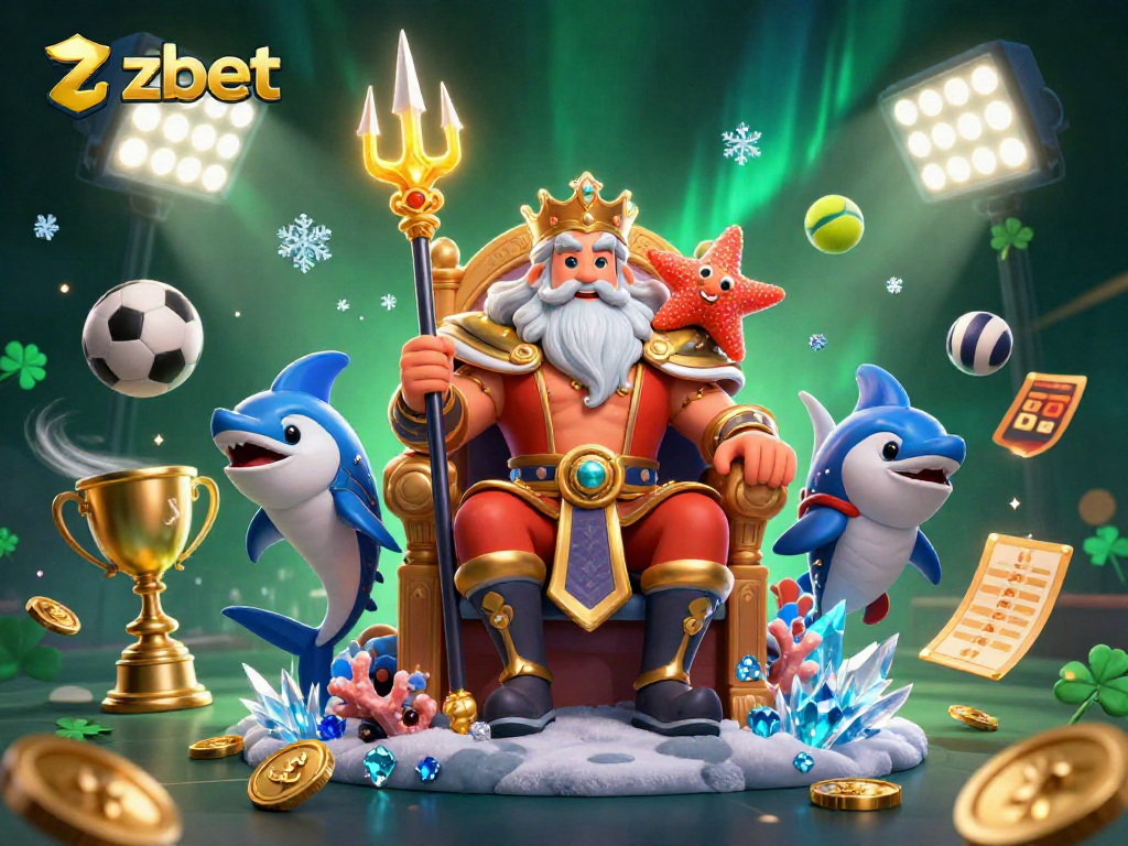Experience thrilling gaming action with ZBET in this dynamic gambling illustration.