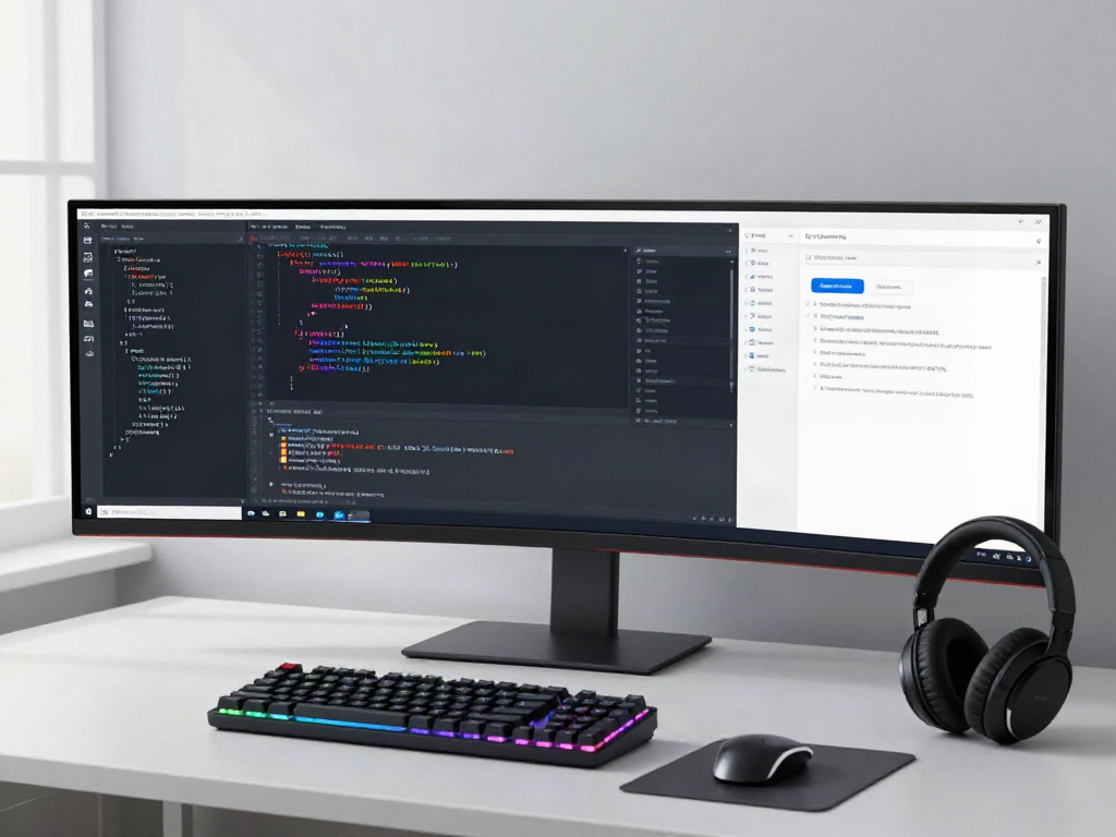 Laptops im Vergleich bei der Softwareentwicklung, Cloud-Lösungen und KI-Technologie. Hochmoderne Technik im Einsatz.