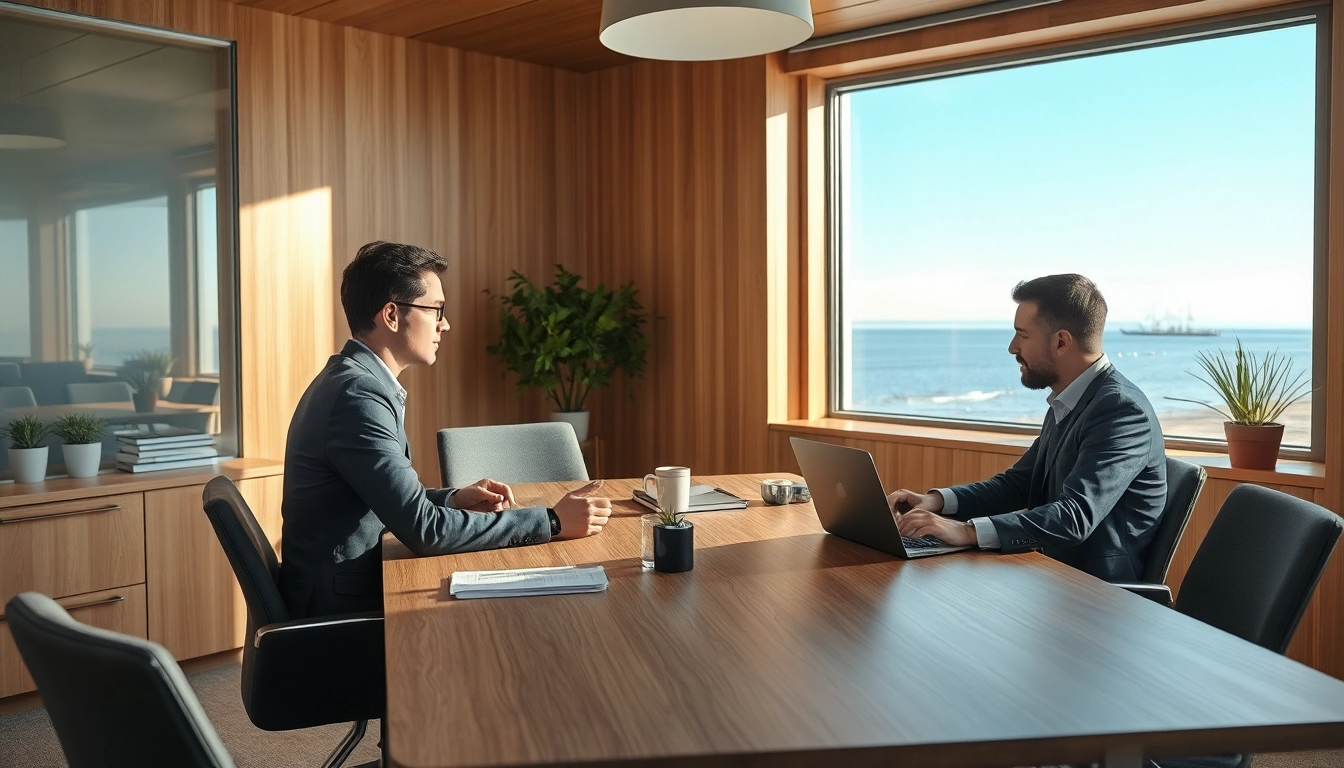 Professionelle Headhunter Kiel bei einem strategischen Meeting im Büro.