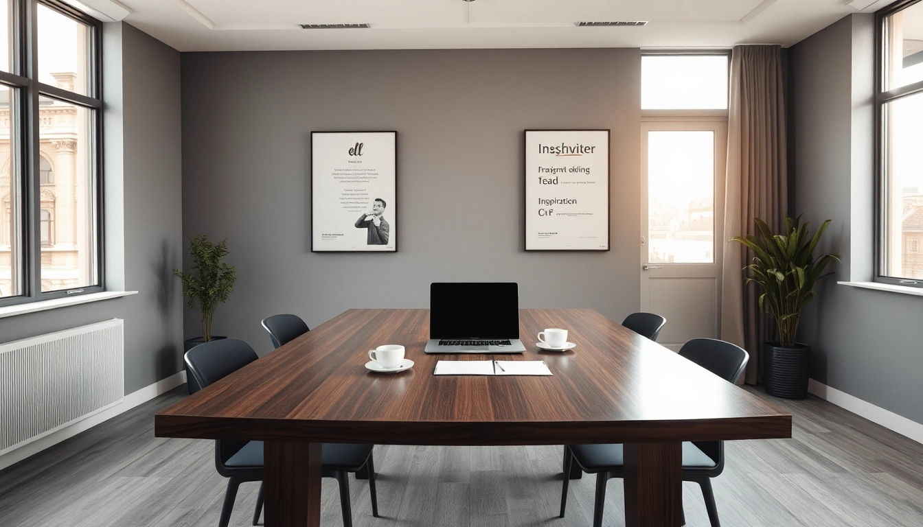 Professionelles Bürointerieur für Headhunter Hannover mit natürlichem Licht und eleganter Einrichtung.