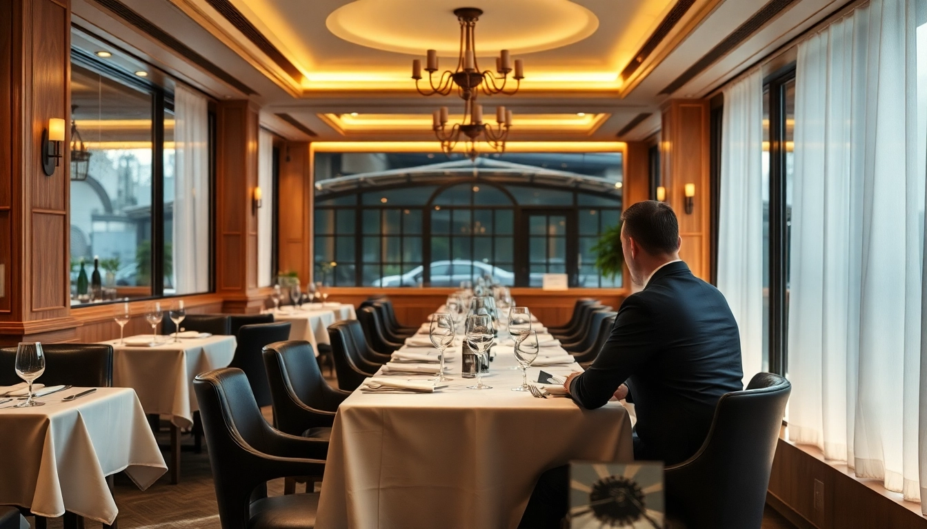 Headhunter Gastronomie: Elegantes Restaurant-Interieur mit warmen Farben und einladender Atmosphäre.