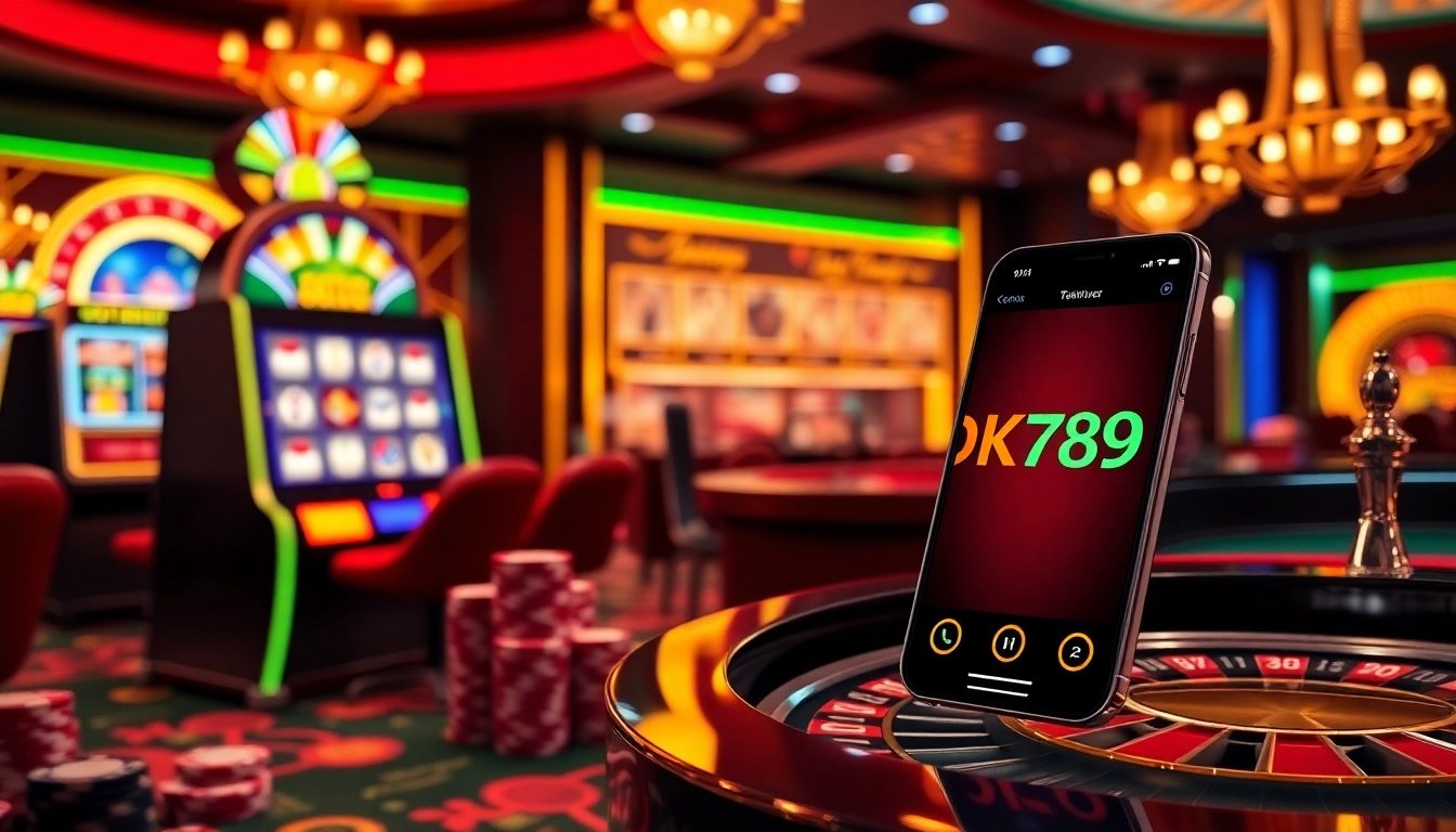 Players enjoy exciting slot games at OK789's vibrant online casino