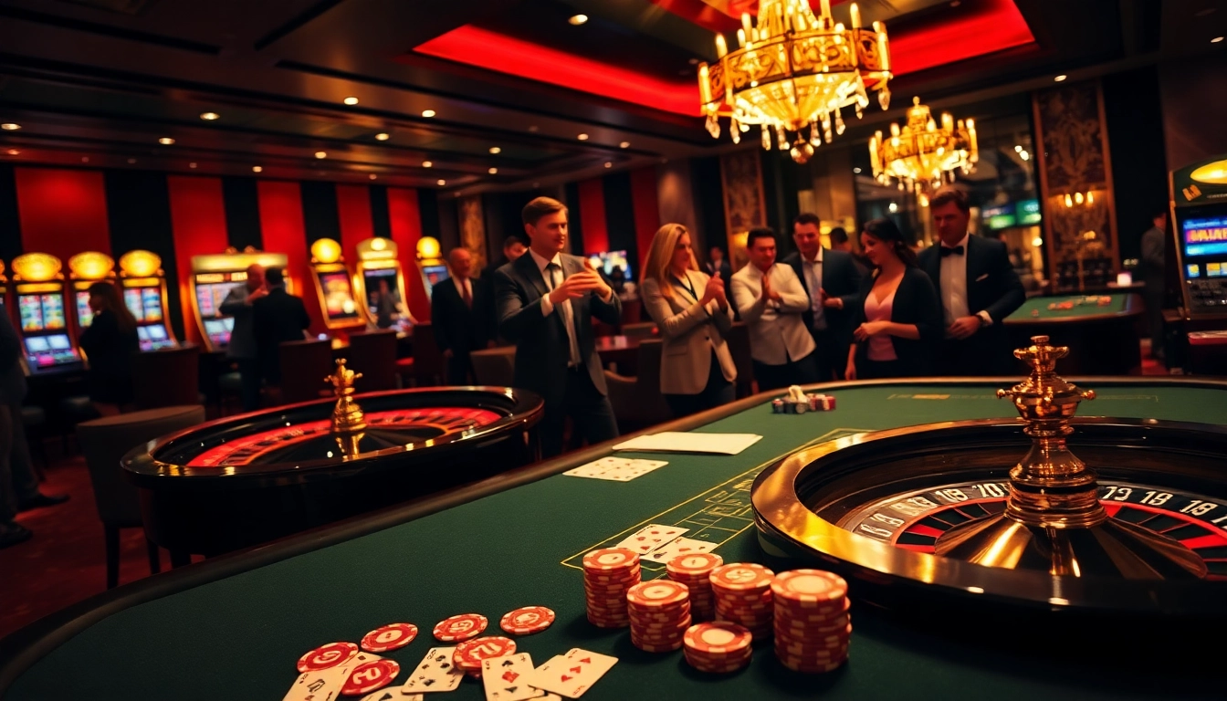 The vibrant casino scene at https://cf789.lat showcases intense poker action and roulette excitement.