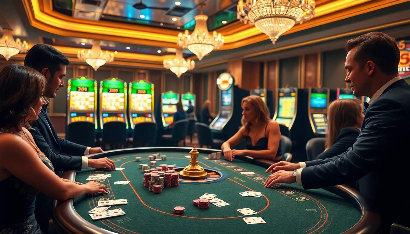 Engage in excitement at nv casino with dynamic poker games and vibrant slot machines lighting up the scene.