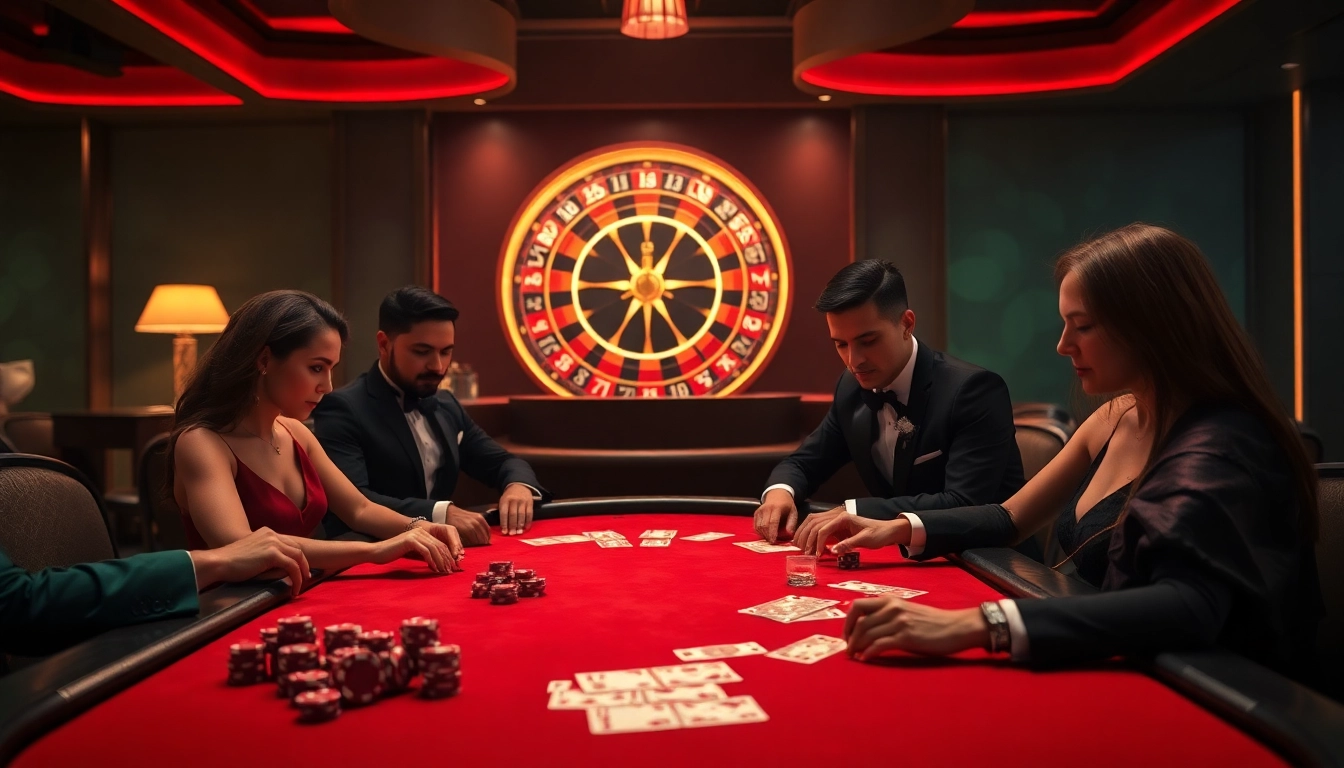 Experience luxury gaming at 58win.surf with high-stakes poker and vibrant casino elements.