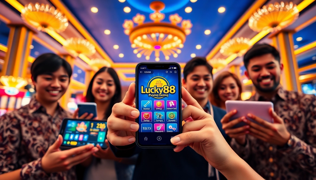 Experience lucky88 đăng nhập in a luxurious gaming environment showcasing dynamic online betting.