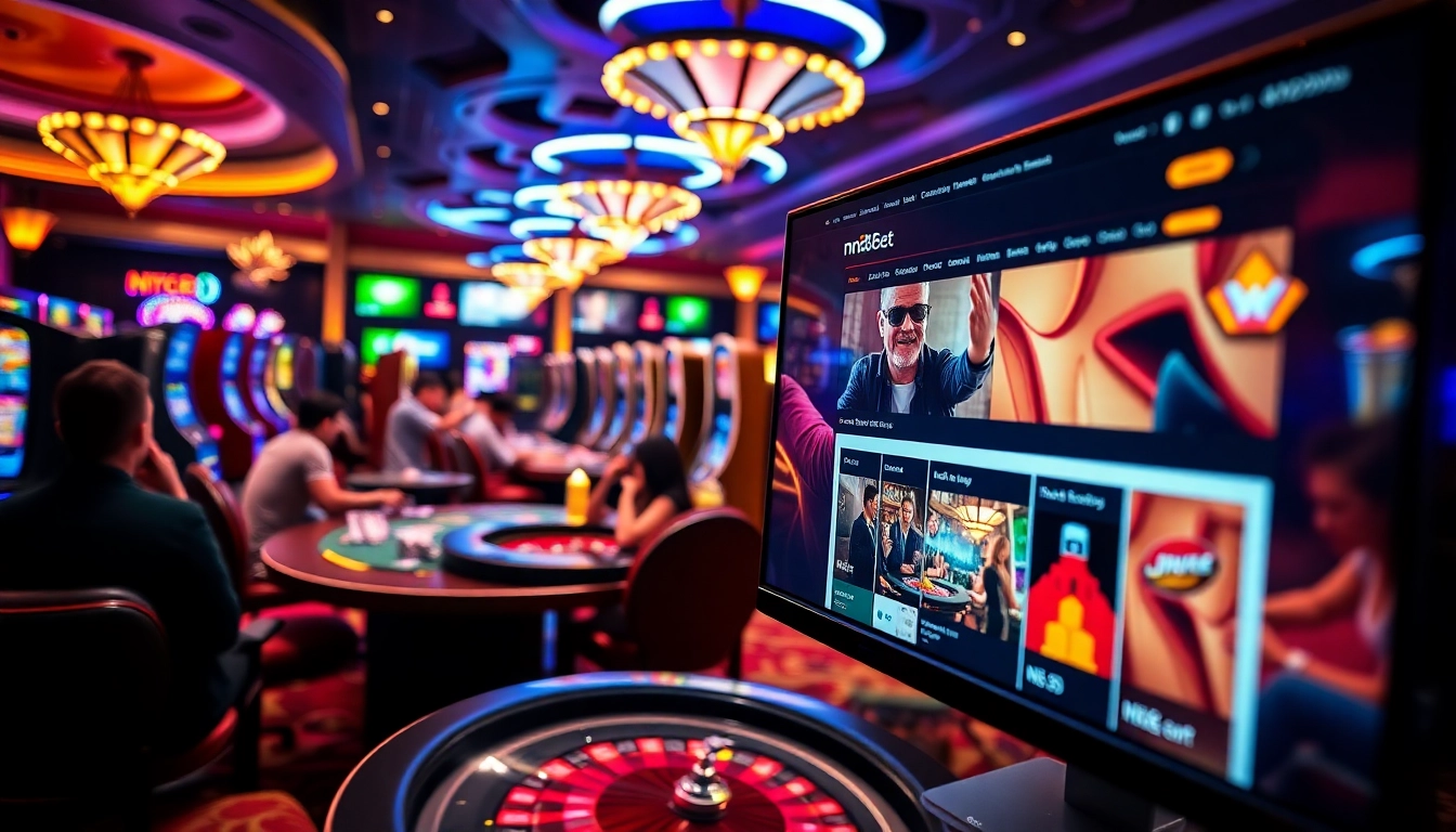 Experience thrilling online gaming at nn88 bet with exciting casino tables and vibrant atmosphere.