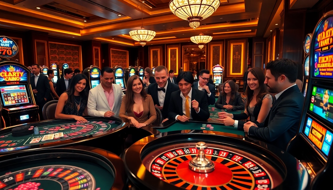 Experience thrilling gaming at fun79 with vibrant casino tables and engaging slot machines.