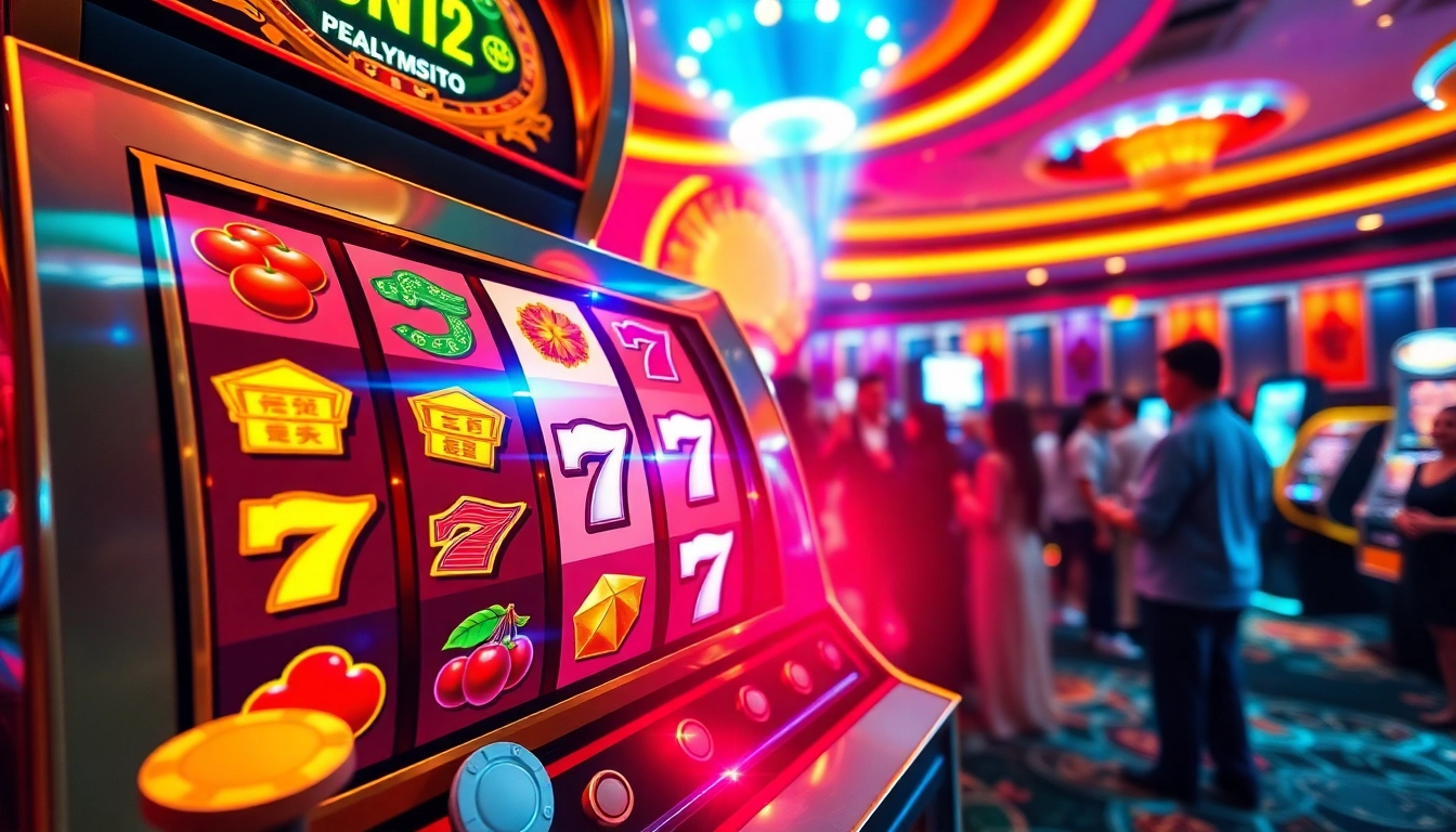 Enhance your game with nổ hũ excitement through vibrant slot machines and celebratory visuals.