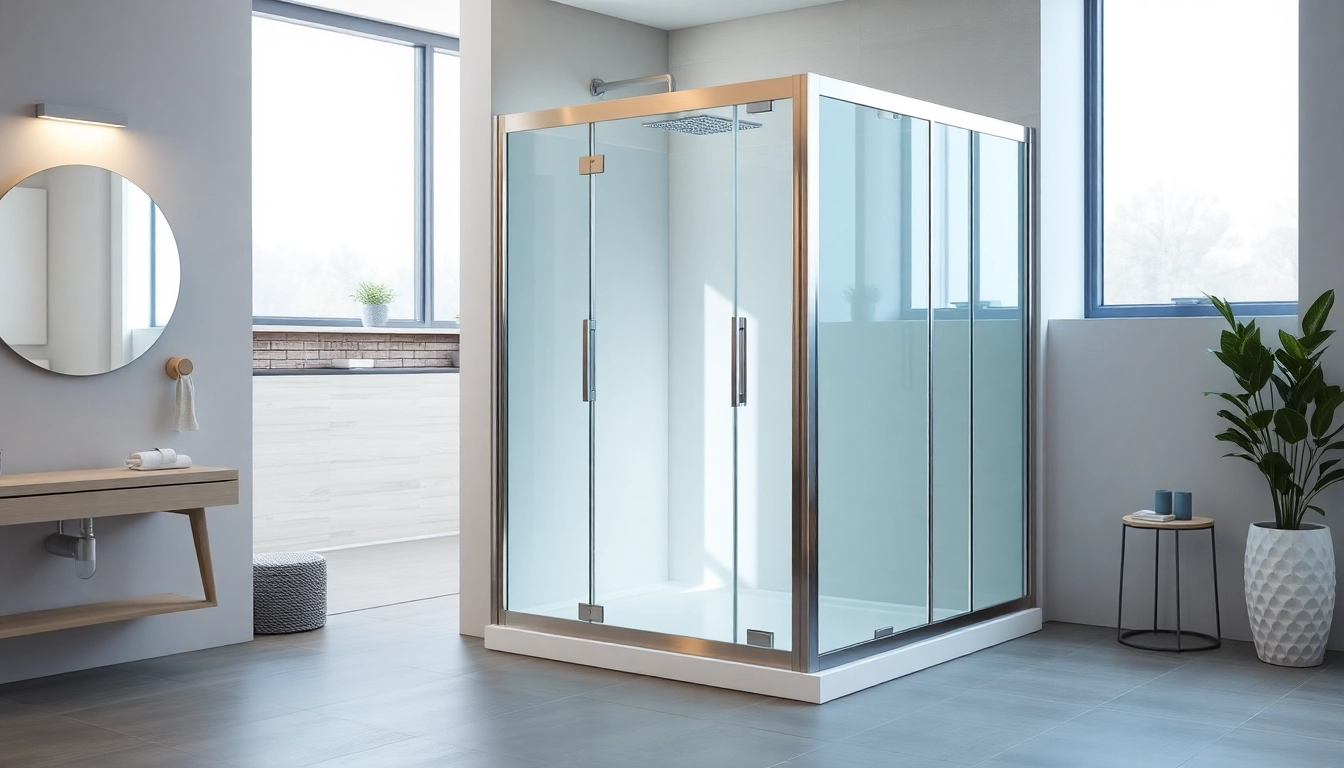 Duschkabine 90x90 in einem modernen Badezimmer mit stilvollem Design.