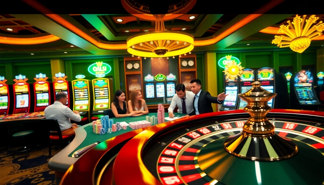Experience the excitement of online gambling at https://dola88vn.com/ with vibrant casino visuals.
