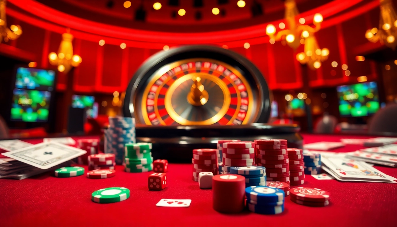 GO99 offers a thrilling casino environment with vibrant tables and engaging players enjoying their games.