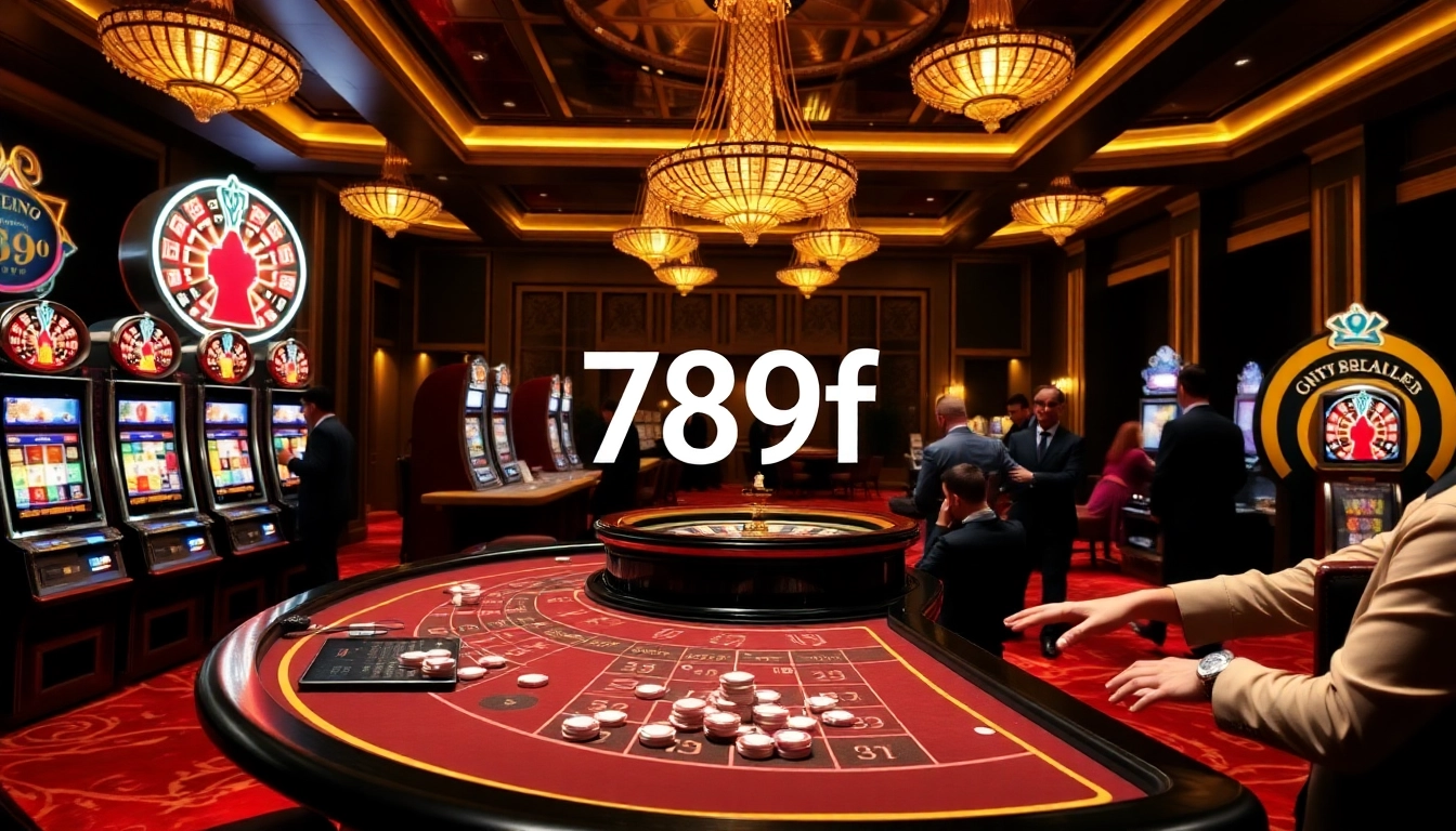 Experience thrilling gameplay at 789f casino with vibrant slot machines and elegant poker tables.