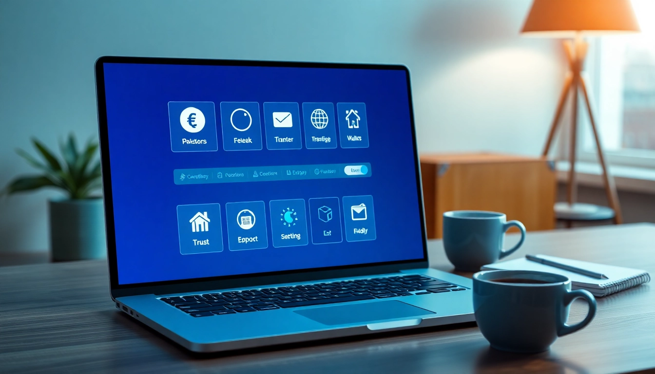 Visuelle Darstellung digitaler Zahlungsmethoden in einem professionellen Arbeitsumfeld, die das Konzept „Kaufe X mit Y“ veranschaulicht.