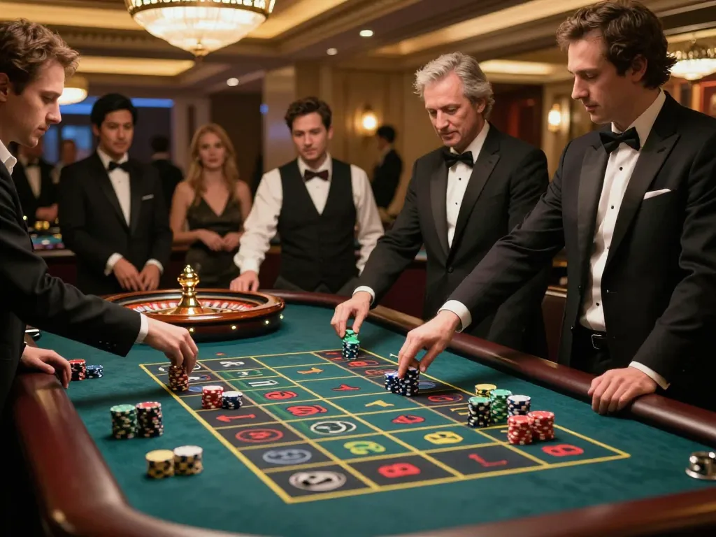 Experience thrilling roulette gameplay at G28 with players engaged in strategic betting