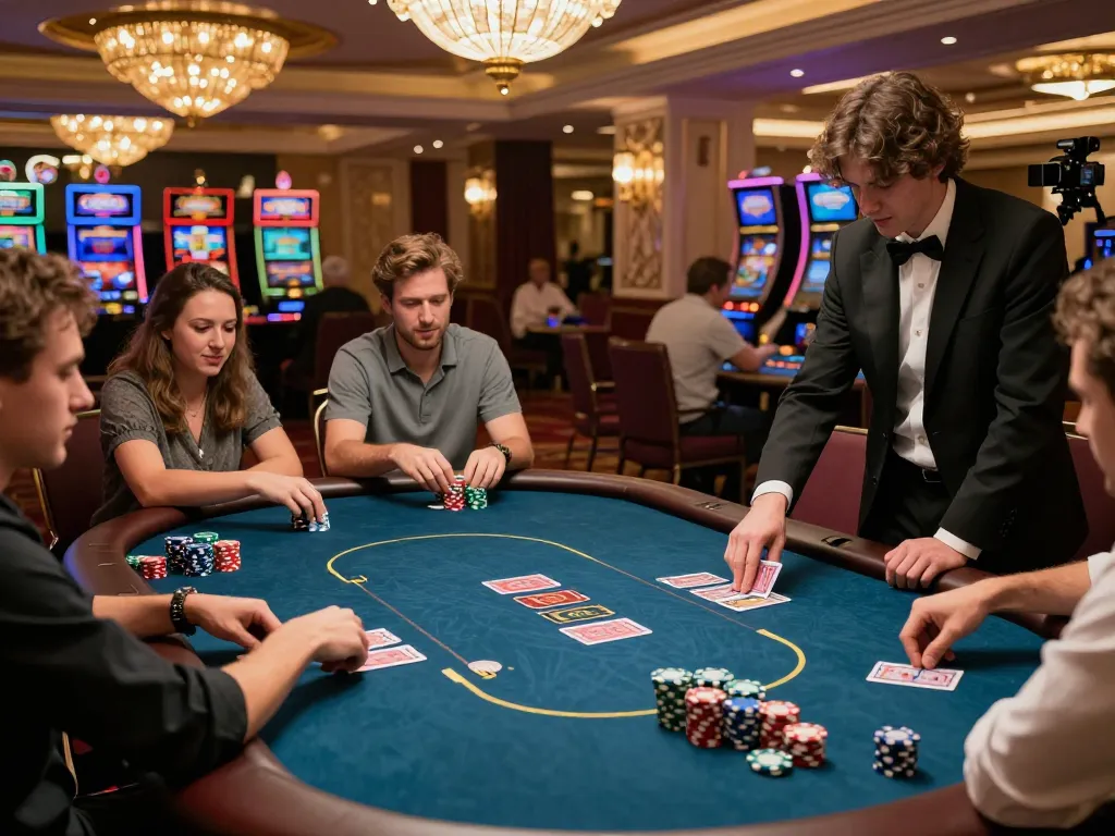 Players strategizing in an exciting SC88 poker game at a luxury casino table
