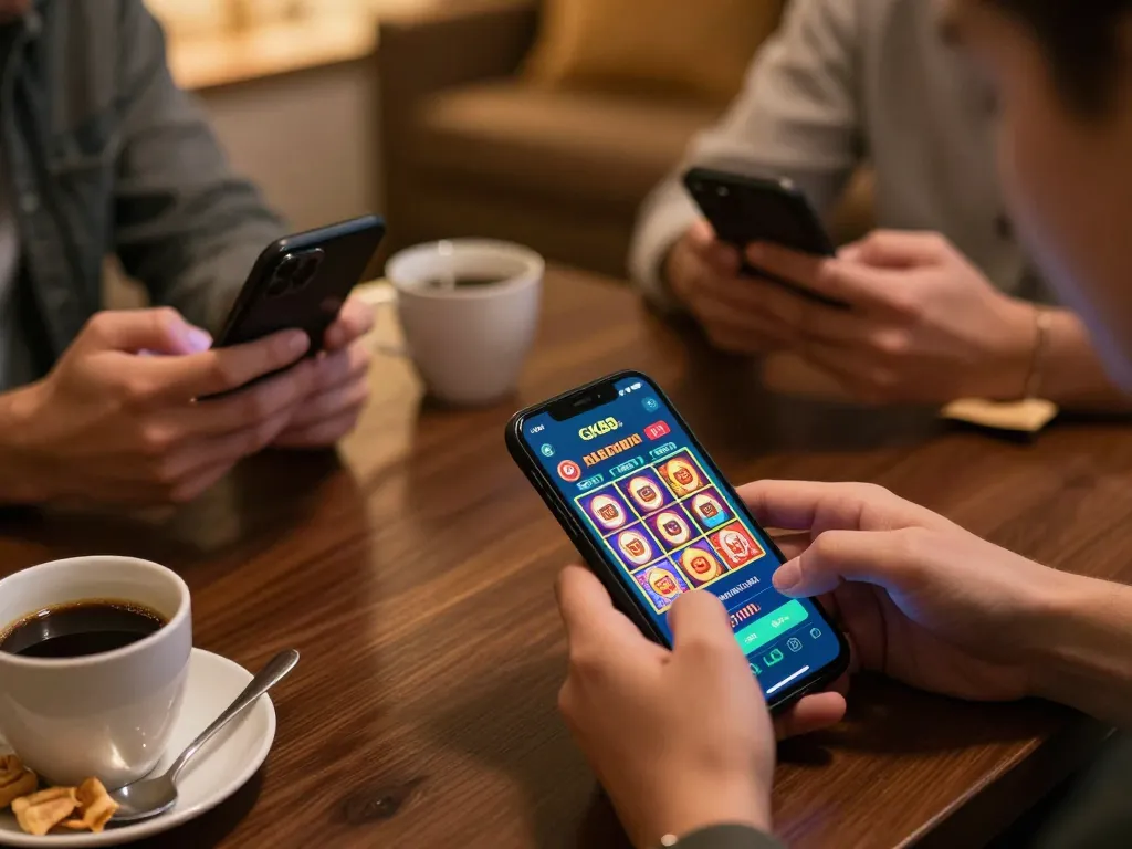 Engaging gameplay with GK88 com app on mobile devices in a cozy setting.