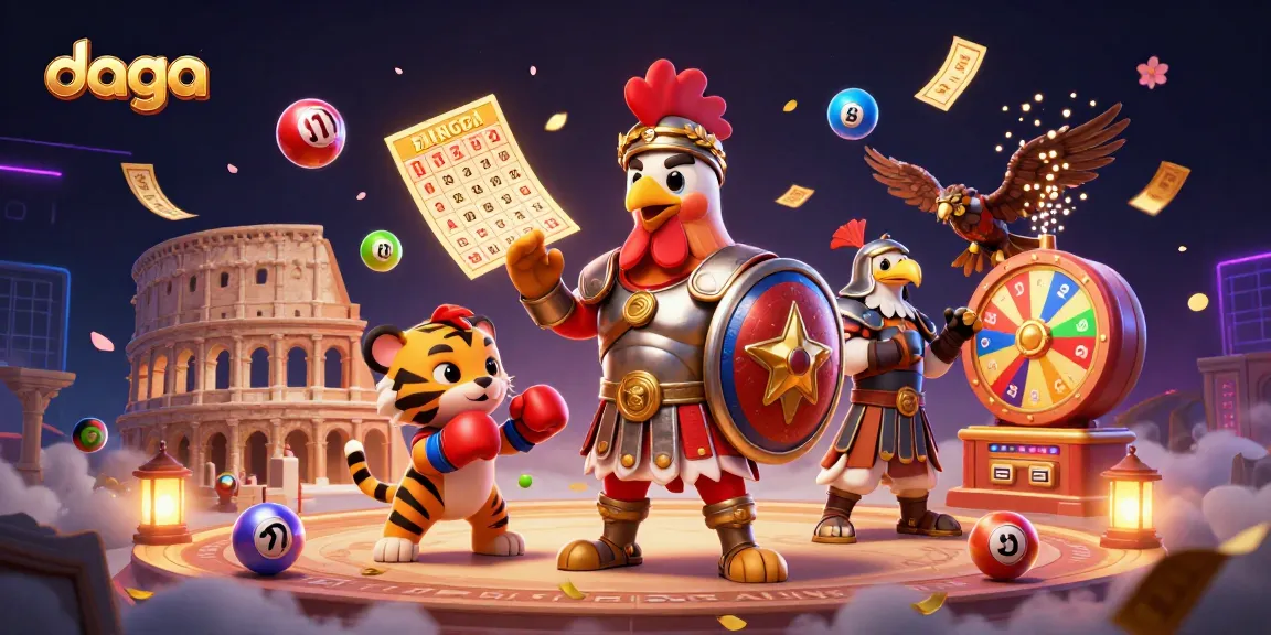 Dive into the thrilling world of daga with an engaging gladiator rooster and dynamic gaming elements.