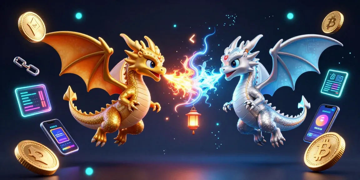 Engage with realz casino's thrilling dragon scene featuring crypto coins, lightning effects, and captivating 3D design.