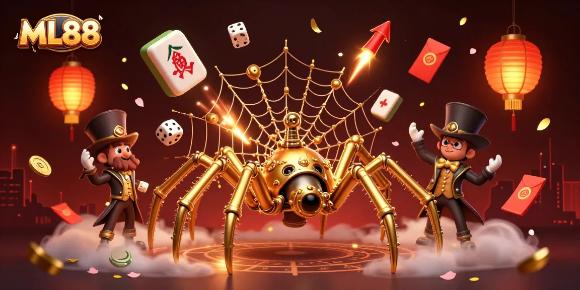 ML88 brings excitement as the golden spider and Victorian fly engage in a rich casino-themed world.