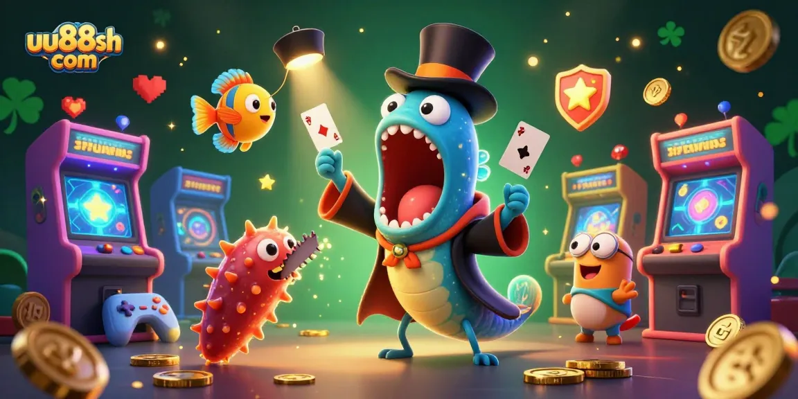 Engage with uu88sh com's vibrant casino experience featuring dynamic 3D characters and gaming elements.